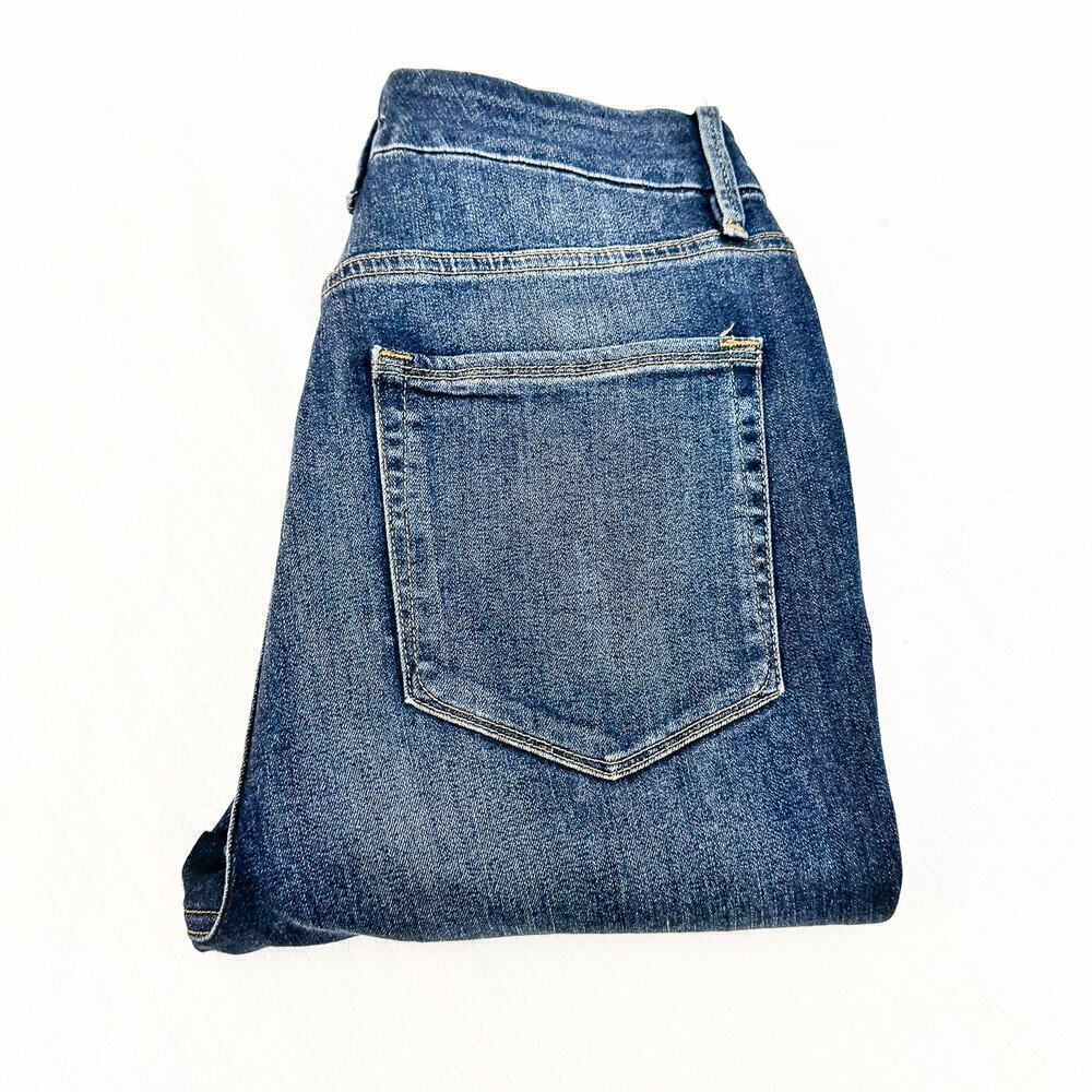 Good American Good Curve Med Wash Denim Jeans GCS113T Blue 353 Size 8 /29